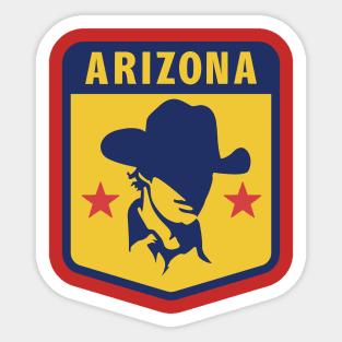 Arizona Cowboy Desert US Apparel Sticker